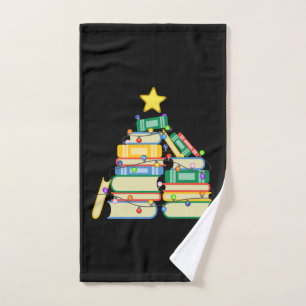 Bookish Christmas Tree II Bath Towel Set