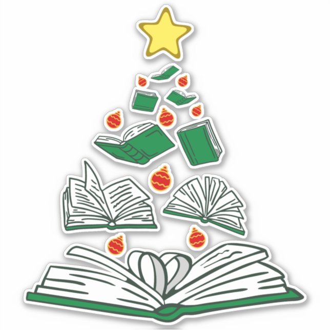 Bookish Christmas Tree III (Front)