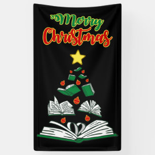 Bookish Christmas Tree III Banner