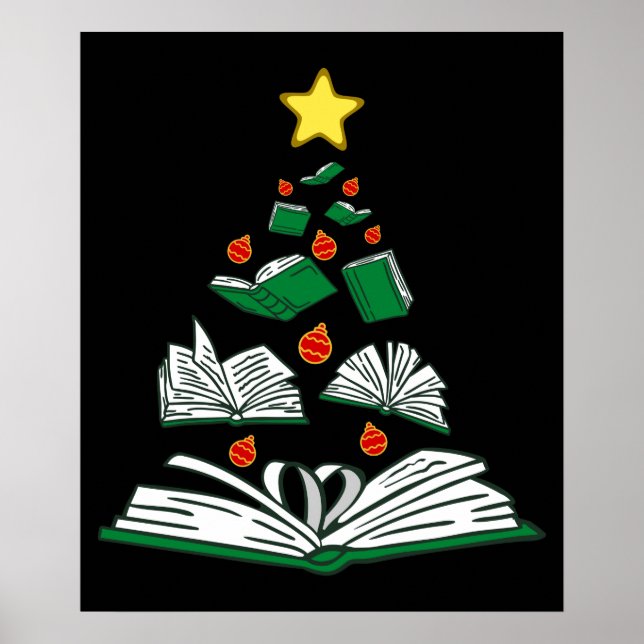 Bookish Christmas Tree III Poster (Front)