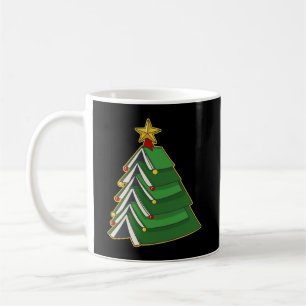 Bookish Christmas Tree IV Coffee Mug