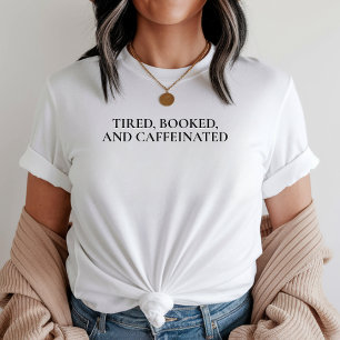 Bookish Coffee Lover Shirt, Funny Bookworm Shirt
