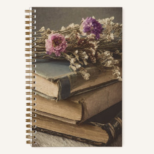 "Bookish Floral" Light Academia Aesthetic Journal