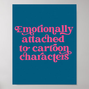Bookish Galentines Day Valentine Book Illustration Poster