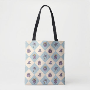 Bookish Girl Academy Wizard Blue Tote Bag