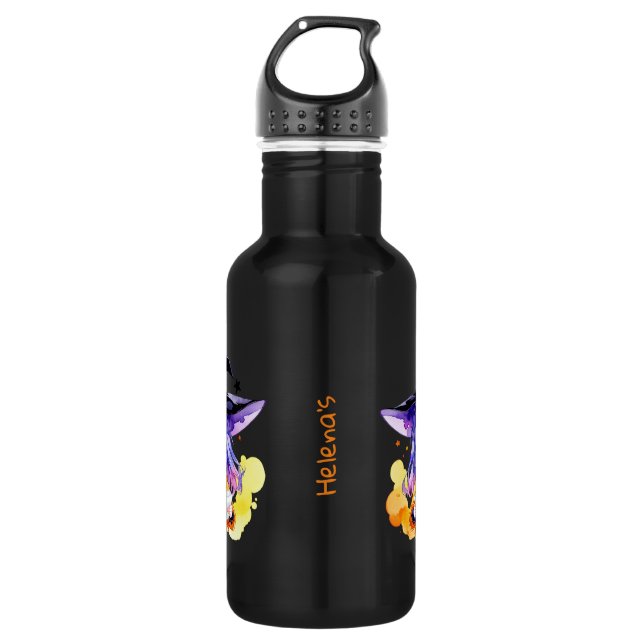 Bookish Halloween 532 Ml Water Bottle (Front)