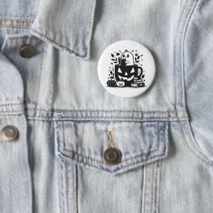 Bookish Halloween 6 Cm Round Badge