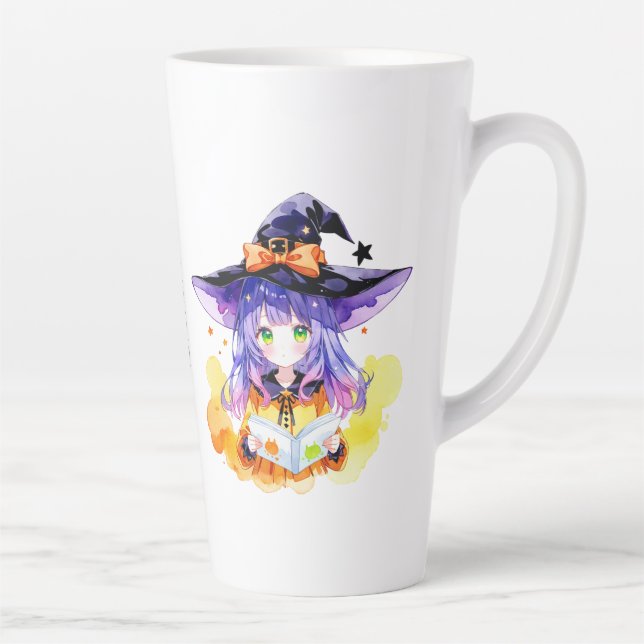 Bookish Halloween Latte Mug (Right)