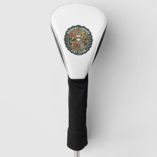 Bookish Library Cat POD Vector Art - Bookish Libra Golf Head Cover