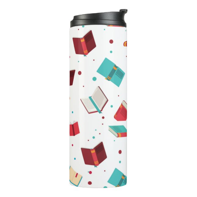 Bookish Lover Travel Tumbler (Rotated Left)