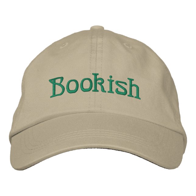Bookish Reading Embroidered Hat (Front)