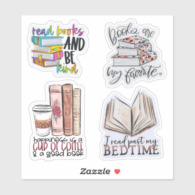 Bookish sticker Pack  (Sheet)