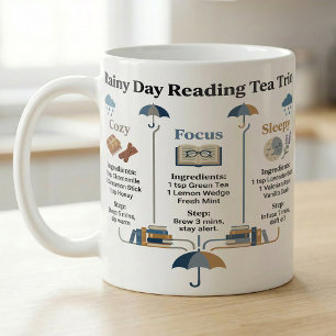 Bookish Tea Trio Recipes for Cozy Rain Coffee Mug