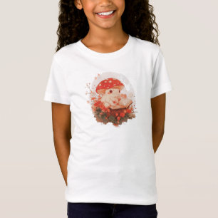 Bookish Toad-–Cute Animal Character Graphic T-Shirt