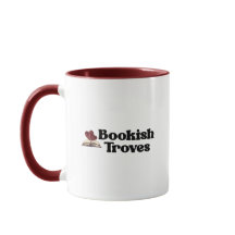 Bookish Troves Book Lover Hearts Bold Red Black