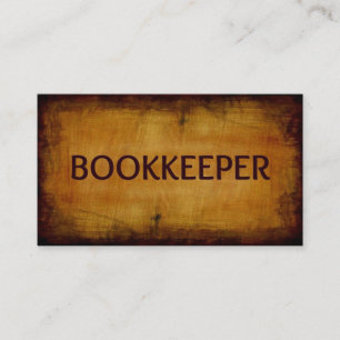 Bookkeeper Business Card