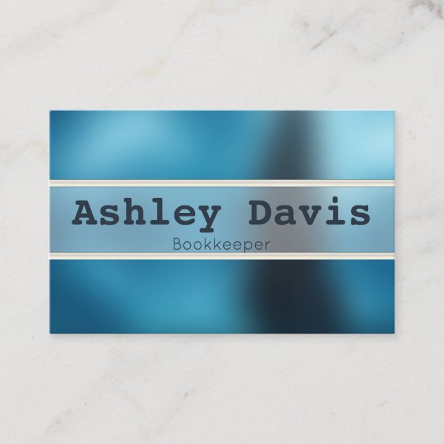 Bookkeeper business cards (Front)