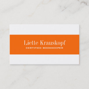 Bookkeeper Business Cards