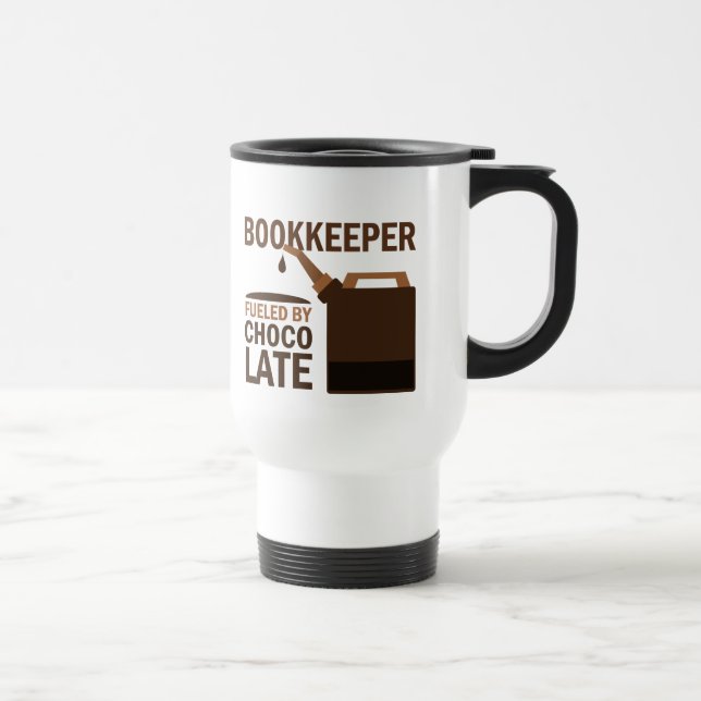 Bookkeeper Gift (Funny) Travel Mug (Right)