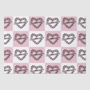 Bookkeeper Leopard Heart Frame Tissue Paper