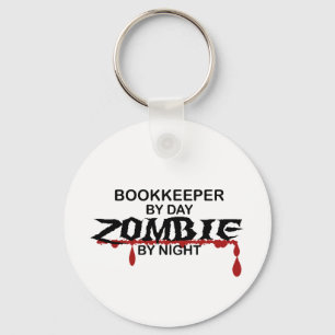 Bookkeeper Zombie Key Ring