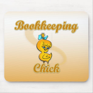 Bookkeeping Chick Mouse Mat