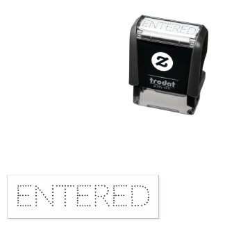 Bookkeeping Receipt/Bill/Invoice Stamp, Entered Self-inking Stamp