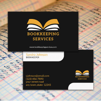 Bookkeeping Services Business Card
