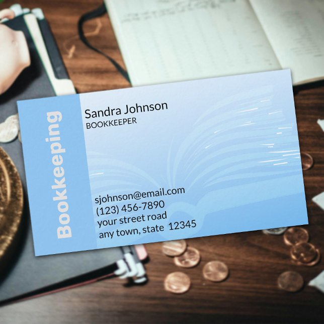 Bookkeeping Services Business Card (Creator Uploaded)