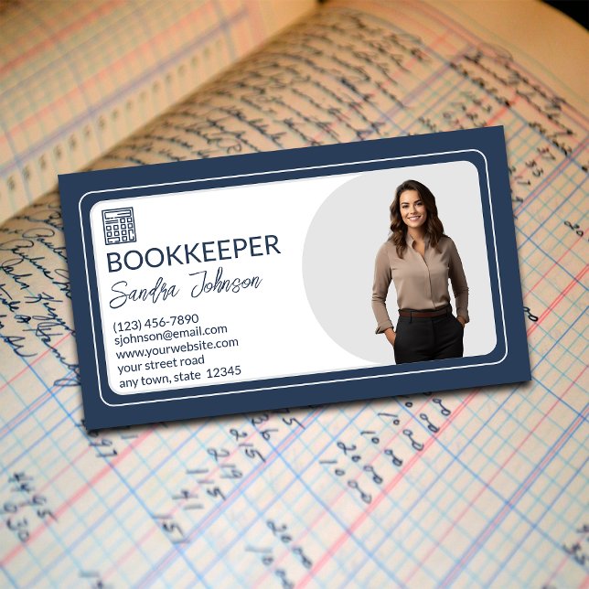 Bookkeeping Services Business Card (Creator Uploaded)