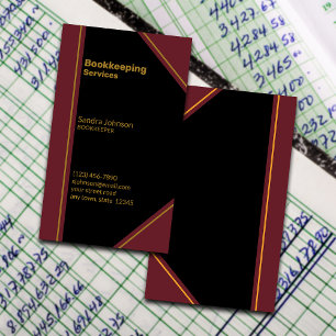 Bookkeeping Services Business Card
