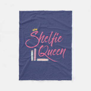 Booklover Shelfie Queen Fleece Blanket