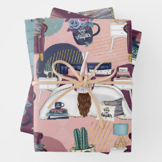Booklover Wrapping Paper Sheet