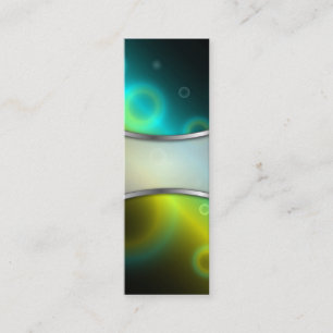 Bookmark Business Card Bubbles Abstract Background
