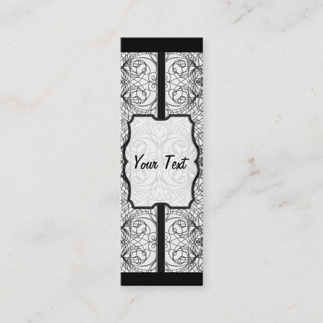 Bookmark Business Card indian style (Front)