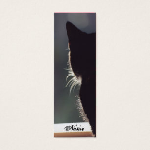 Bookmark Cat in the Window Customise Name