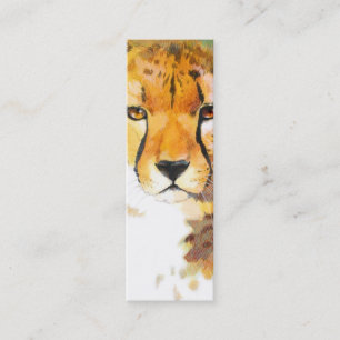 BOOKMARK - Cheetah Mini Business Card