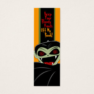 Bookmark Dracula Vampire Halloween Bloody Custom