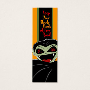 Bookmark Dracula Vampire Halloween Bloody Custom