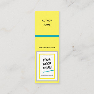 Bookmark for book signing, self-help, nonfiction mini business card