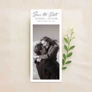 Bookmark Old Money Wedding Photo Save the Date