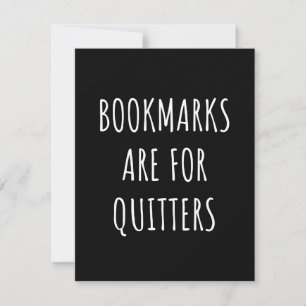 Bookmarks Are For Quitters Save The Date