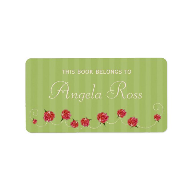 Bookplate Label (Front)