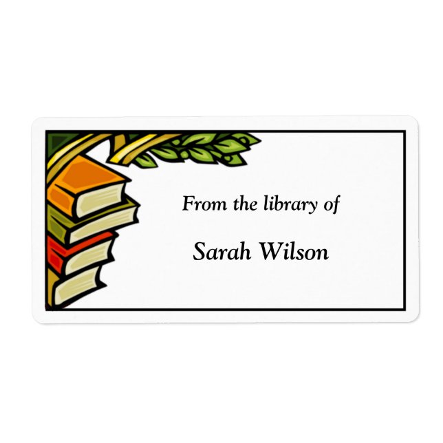 Bookplate Labels (Front)