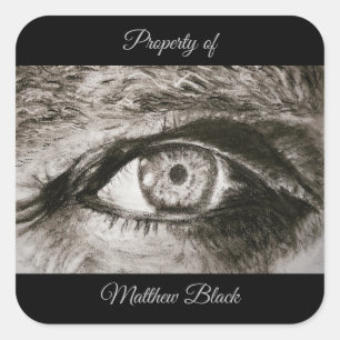 Bookplate Personalised Property Label for Books