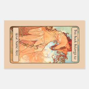 Bookplate Rectangular Sticker