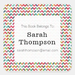 Bookplate This Book Belongs To Stickers