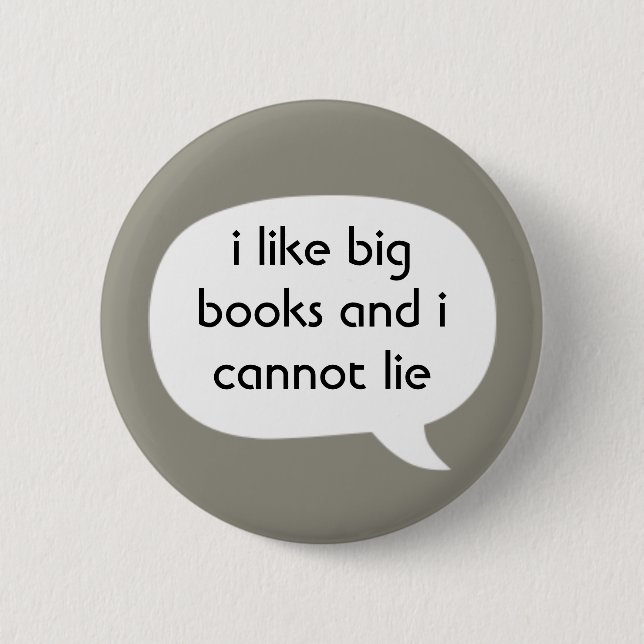 Books 6 Cm Round Badge (Front)