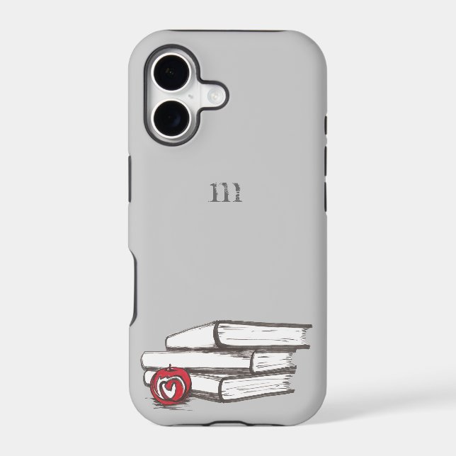 Books + An Apple | Customisable (Back)