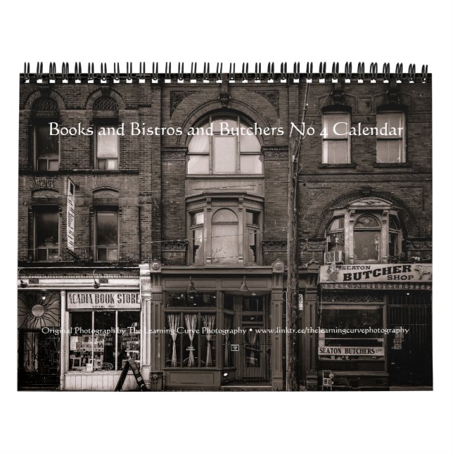 Books and Bistros and Butchers No 4 Calendar (Cover)
